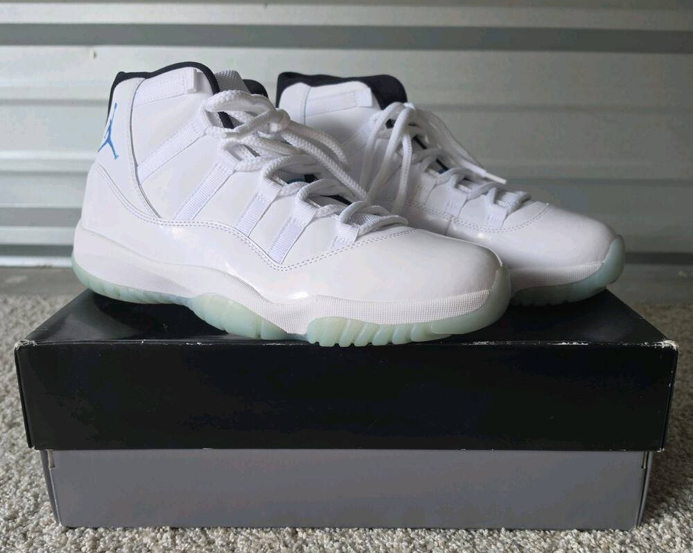 Jordan Air Jordan 11 Retro Legend Blue White/Legend Blue, Men's Size 9.5